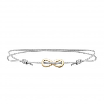 Armband 925/- Sterling Silber vergoldet Infinity