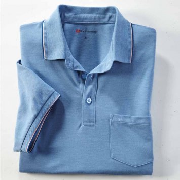 Poloshirt mit Kontrasten im Set
