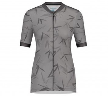 Woman'S  VELOCE Short Sleeves Jersey, Black/Gray