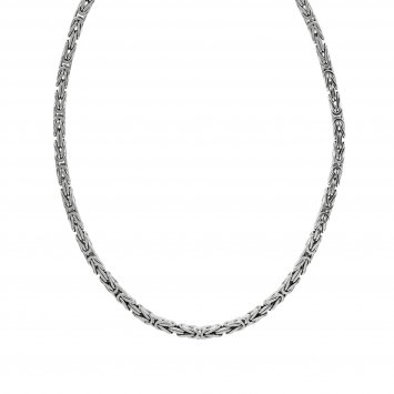 Halskette Silber 925 poliert Königskette 3mm breit