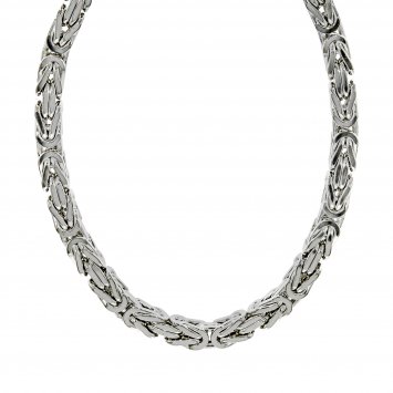 Halskette Silber 925 poliert Königskette 7mm breit