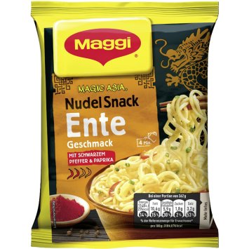 Maggi Magic Asia Nudel Snack mit Ente Geschmack Instant Nudeln 62g