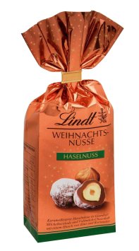 Lindt Weihnachts Nüsse mit karamellisierte Haselnüsse 100g 3er Pack