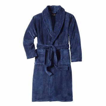 Fleece-Bademantel