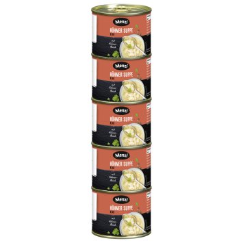 Menzi Klare Hühnersuppe aromatisch ideale Vorspeise 200ml 5er Pack