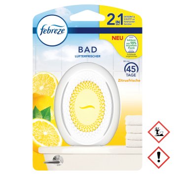 Febreze Bad Lufterfrischer Zitrusfrische 1 Stück, 7,5ml