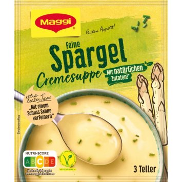 Maggi Guten Appetit Spargel Cremesuppe mit natürlichen Zutaten 60g