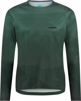SENTIERO Long  Sleeves Jersey, Aurora Green