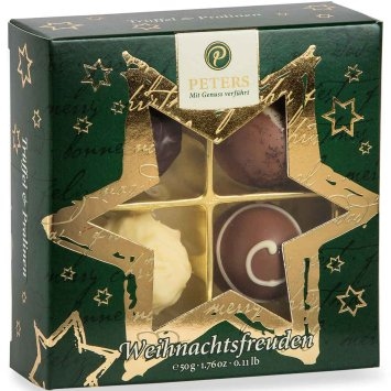 Peters Weihnachtstrüffel Auslese feinste Trüffelkreation 50g