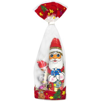 WAWI Schokoladen Weihnachtsmischbeutel gefüllt mit Holfiguren 100g