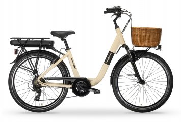 Elektro-Citybike RHEA  26 Zoll, creme