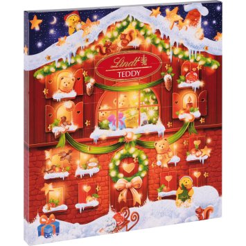 Lindt Adventskalender kleiner Teddy versüßen die Wartezeit 128g