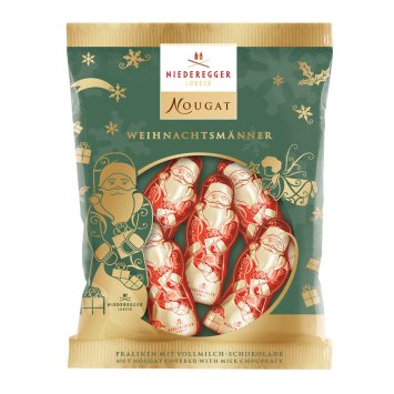 Niederegger Mini Weihnachtsmänner in Vollmilch Schokolade 80g