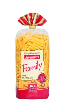 Jeremias Drelloni Classic Frischei Family Nudeln 500g 4er Pack