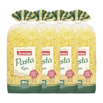 Jeremias Pasta Spaghetti kurz aus Hartweizengriess 500g 4er Pack