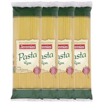Jeremias Spaghetti Pasta Nudeln aus Hartweizengriess 500g 4er Pack