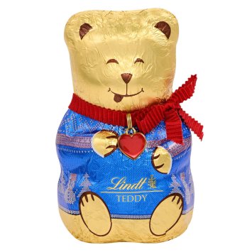 Lindt Teddy Pullover Schokoladen Figur aus Vollmilchschokolade 100g
