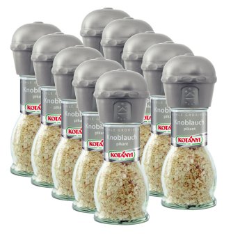 Kotanyi Knoblauch pikant granuliert und getrocknet Mühle 48g 10er Pack