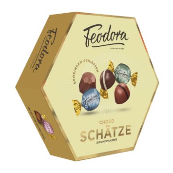 Feodora Auslese Pralinen Choco Schätze Pralinenmischung 15 Stück 170g
