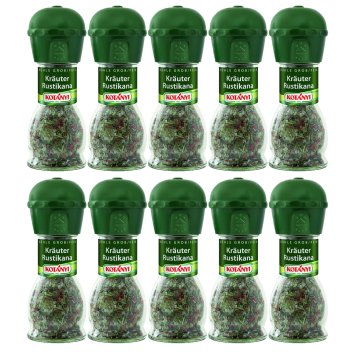 Kotanyi Kräuter Rustikana in Mühle Gewürzmühle 48g 10er Pack