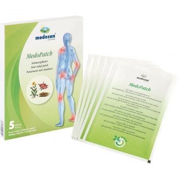 Schmerzpflaster "Medopatch" der Marke Medosan im 4er-Pack