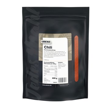 Ubena Chili Gewürzzubereitung tiefe kräftige Schärfe Zipbeutel 800g
