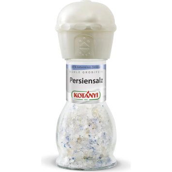 Kotanyi Persiensalz naturreines Steinsalz in einer Gewürzmühle 84g