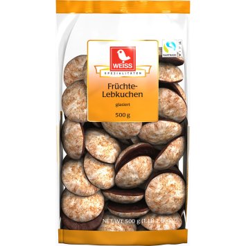 Weiss kleine Obladenkuchen feine Früchtelebkuchen glasiert 500g