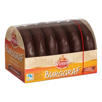 Wicklein Burggraf Nürnberger Oblaten Lebkuchen Schokolade 200g