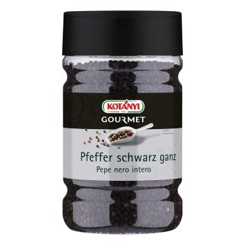 Kotanyi Pfeffer schwarz ganz Großverbraucher und Gastronomie 600g