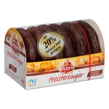 Wicklein Meistersinger Nürnberger Oblaten Lebkuchen Schokolade 200g