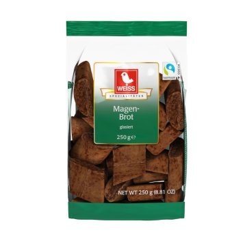 Weiss Magenbrot glasierte Lebkuchen mit ausgewählten Gewürzen 250g