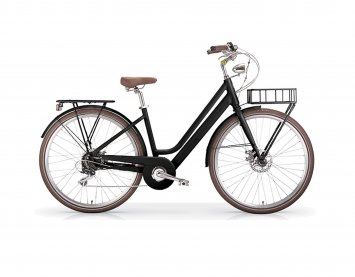 Elektro-Citybike LA RUE 2.0, matt black