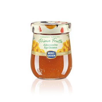 Menz und Gasser Prima Frutta Albicocche Aprikosen Konfitüre Extra 340g