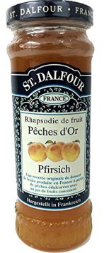 St. Dalfour Fruchtaufstrich Pfirsich Aufstrich Konfitüre 280g