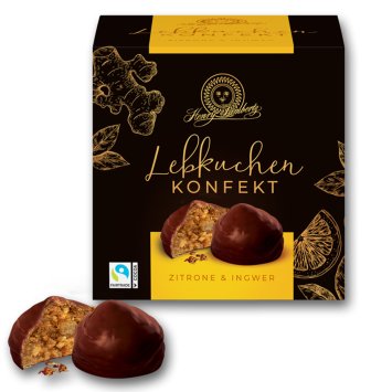 Lambertz Lebkuchenkonfekt Zitrone Ingwer Mini Lebkuchen 175g