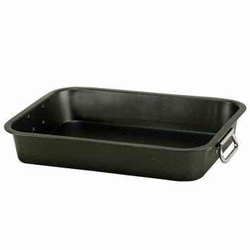 Krüger Grillpfanne Auflaufform beschichtet aus Carbonstahl 40cm