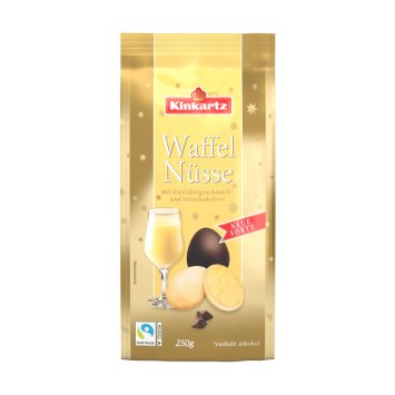 Lambertz Kinkartz Waffelnüsse Zartbitter schokoliert Eierlikör 250g