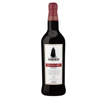 Sandeman Medium Dry Sherry Portwein leicht fruchtig 750ml 3er Pack