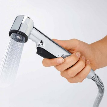 Brausekopf mit Start-Stopp