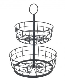 Multi-Korb-Etagere, 2 Etagen