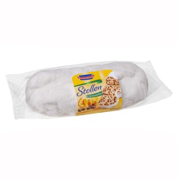 KuchenMeister Christstollen von feinem Puderzucker ummantelt 1000g