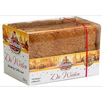 Wicklein Die Weiße Nürnberger Lebkuchen Oblaten mit Nüssen 200g