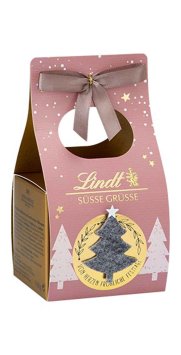Lindt Hand Crafted kleine Tasche mit Vollmilch Schokolade 68g 6er Pack