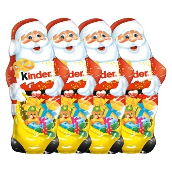 Kinder Schokolade Weihnachtsmann aus Schokolade 160g 4er Pack