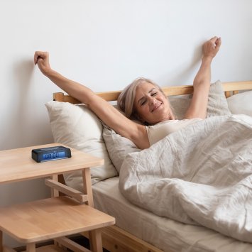 Ihr Geschenk: der Radiowecker mit Licht