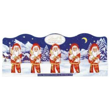 Lindt Mini Weihnachtsmänner Hohlfiguren aus Vollmilch 50g 3er Pack
