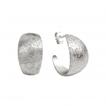 Ohrring 925 Silber diamantiert