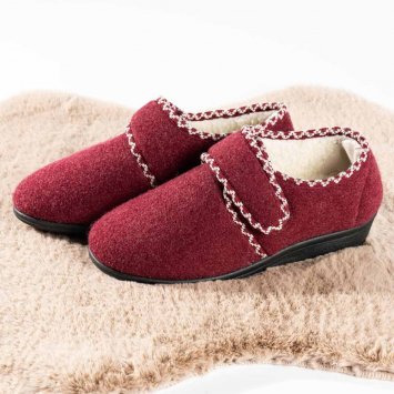 Kletthausschuh Wolle