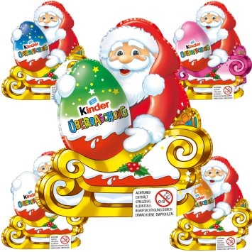kinder Schokolade Weihnachtsmann Hohlfigur mit Überraschung 75g